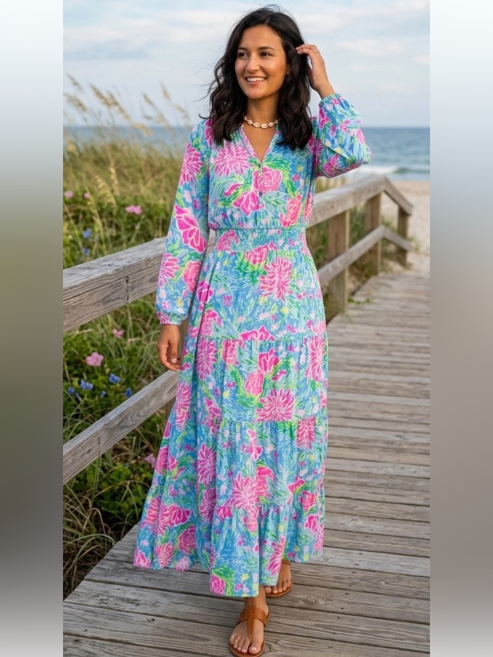 NWT NIP LILLY PULITZER M PAULINE MAXI ZANIZIBAR BUNNY BUSINESS GRAIL FIND